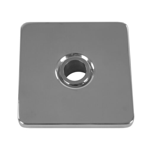 Blende für Ocean® Einlaufdüse PRO DIN V4A AISI 316, 1 1/2" AG, Kugelbohrungsdurchmesser 18 mm "Square", gebürstet