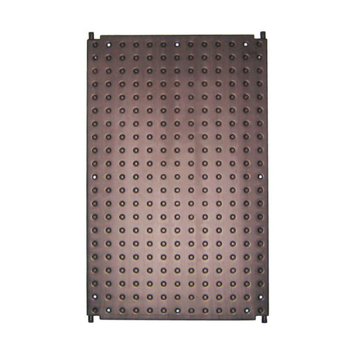 Solar-Absorber Ocean®PE schwarz mit 4 Anschlussstutzen 25 mm, 1280 x 820 mm