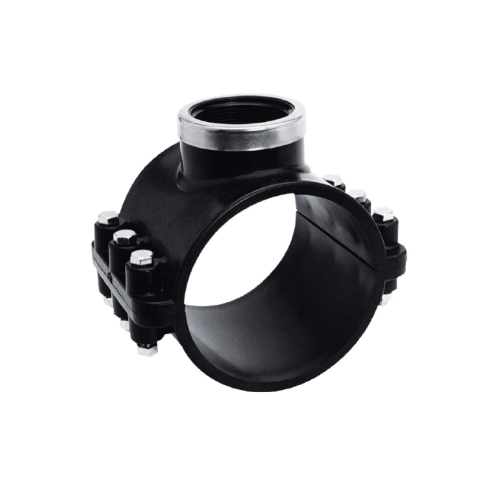 IBG® Anbohrschelle Type C, Rohrinnengewinde mit Edelstahlring d140 - 2”