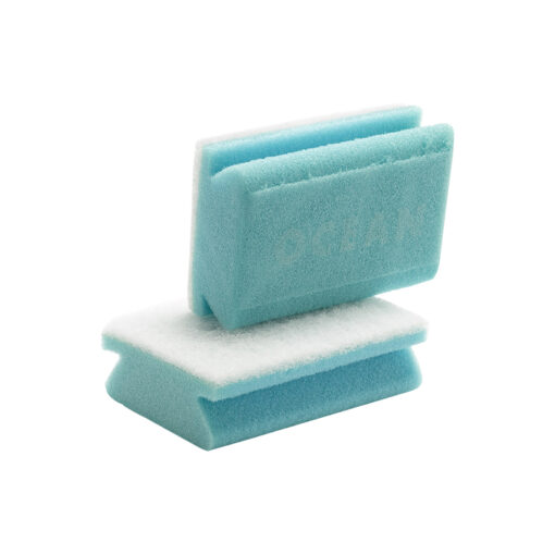 Handschrubber Ocean blau, im Doppelpack, lose verpackt
